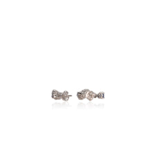 Load image into Gallery viewer, 4 x 6 mm. Pear Cut Blue Nepalese Kyanite and Tanzanite Cluster Drop Earrings