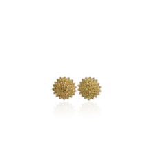 Load image into Gallery viewer, 2 mm. Round Cut Green Pakistani Peridot Cluster Earrings