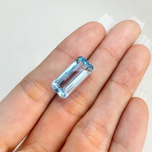 Load image into Gallery viewer, 8.5 x 18 mm. Octagon Cut Sky Blue Brazilian Topaz