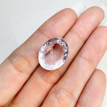 Load image into Gallery viewer, 14 x 18 mm. Oval Cut Light Pink Purple Brazilian Amethyst (Blemished)