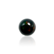 Load image into Gallery viewer, 9 mm. Round Cabochon Black Ethiopian Opal