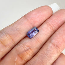 Load image into Gallery viewer, 5 x 9 mm. Cushion Cut Purple Tanzanian Sapphire