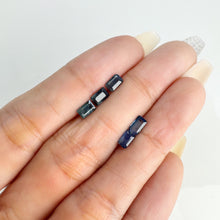 Load image into Gallery viewer, Lot of 5 3 x 5 mm. Baguette Cut Blue Thai Sapphire