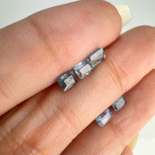 Load image into Gallery viewer, Lot of 5 3 x 4 mm. Baguette Cut Blue Thai Sapphire (Blemished)