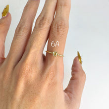 Load image into Gallery viewer, 4 mm. Round Cut Multi-coloured Tanzanian Sapphire Stacking Ring
