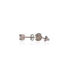 Load image into Gallery viewer, 6 x 8 mm. Oval Cut Multi-coloured Ethiopian Opal Earrings
