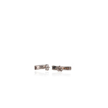 Load image into Gallery viewer, 3.5 mm. Round Cut Orange Brazilian Citrine Cluster Earrings
