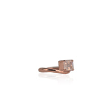 Load image into Gallery viewer, 6 x 8 mm. Octagon Cut White Indian Moonstone Ring
