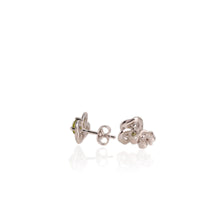 Load image into Gallery viewer, 5 mm. Round Cut Green Pakistani Peridot Earrings
