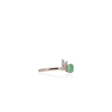 Load image into Gallery viewer, 5 mm. Round Cut Green Brazilian Emerald Ring
