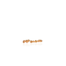 Load image into Gallery viewer, 3 x 5 mm. Pear Cut Yellow Thai Sapphire and Citrine with Cz Halo Drop Earrings
