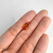 Load image into Gallery viewer, 7 x 14 mm. Pear Cut Orange Brazilian Citrine
