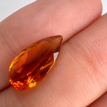 Load image into Gallery viewer, 7 x 14 mm. Pear Cut Orange Brazilian Citrine

