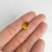 Load image into Gallery viewer, 9 x 11 mm. Fancy Oval Cut Yellow Brazilian Citrine

