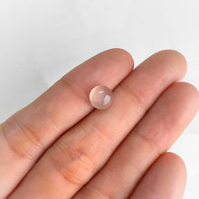 Load image into Gallery viewer, 7 mm. Round Cabochon White Indian Moonstone
