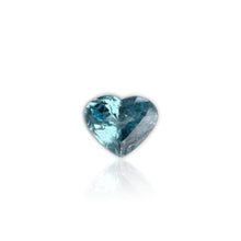 Load image into Gallery viewer, 7 mm. Heart Cut Blue Cambodian Zircon
