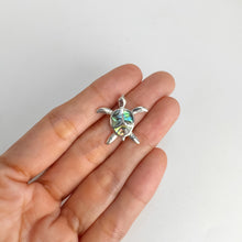 Load image into Gallery viewer, Mother of Pearl Turtle Pendant
