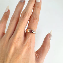 Load image into Gallery viewer, Handmade 6 mm. Round Cut Pink Brazilian Tourmaline Ring
