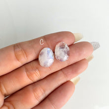 Load image into Gallery viewer, Pair of 10 x 14 mm. Freeform Cut White Indian Moonstone
