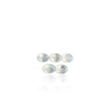 Load image into Gallery viewer, Lot of 5 6 x 8 mm. Oval Cut White Indian Moonstone
