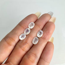 Load image into Gallery viewer, Lot of 5 6 x 8 mm. Oval Cut White Indian Moonstone
