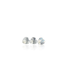 Load image into Gallery viewer, Lot of 3 7 mm. Heart Cut White Indian Moonstone
