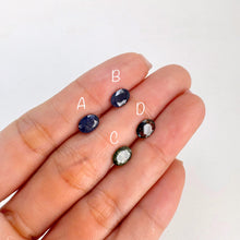 Load image into Gallery viewer, 5 x 7 mm. Oval Cut Blue and Green Thai Sapphire
