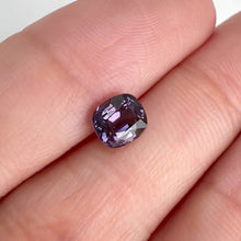 Load and play video in Gallery viewer, 5 x 6 mm. Cushion Cut Purplish Grey Burmese Spinel
