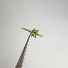 Load and play video in Gallery viewer, 4 mm. Round Cut Blue and Green Tanzanian Sapphire Stacking Ring
