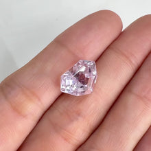 Load and play video in Gallery viewer, 9 x 13 mm. Shield Cut Pink Afghan Kunzite

