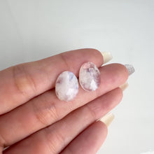 Load and play video in Gallery viewer, Pair of 10 x 14 mm. Freeform Cut White Indian Moonstone
