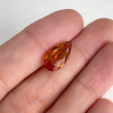 Load and play video in Gallery viewer, 7 x 14 mm. Pear Cut Orange Brazilian Citrine
