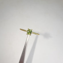 Load and play video in Gallery viewer, 4 mm. Round Cut Blue and Green Tanzanian Sapphire Stacking Ring
