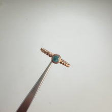 Load and play video in Gallery viewer, 3.5 mm. Round Cut Blue Cambodian Zircon Ring
