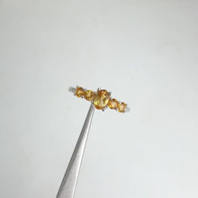 Load and play video in Gallery viewer, 4 x 6 mm. Oval Cut Yellow Brazilian Citrine Cluster Ring
