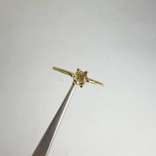 Load and play video in Gallery viewer, 4 mm. Round Cut Multi-coloured Tanzanian Sapphire Stacking Ring
