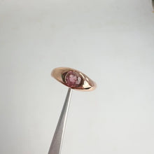 Load and play video in Gallery viewer, Handmade 6 mm. Round Cut Pink Brazilian Tourmaline Ring
