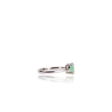 Load image into Gallery viewer, 5 x 7 mm. Oval Cut Green Brazilian Emerald Ring

